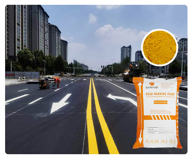 Reflective Thermoplastic Road Marking Paint