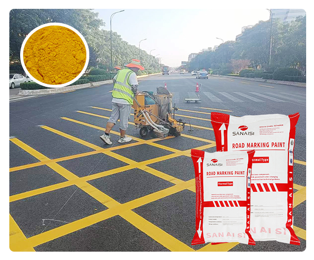 Reflective Thermoplastic Road Marking Paint