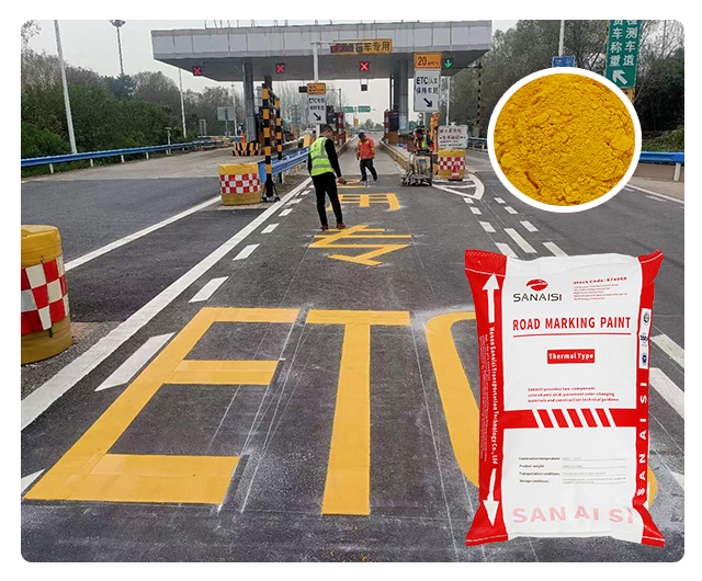 Reflective Thermoplastic Road Marking Paint